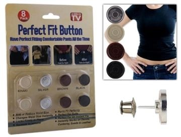 Perfect Fit Button Beden Büyülten & Küçülten Yedek Kot Düğme Seti