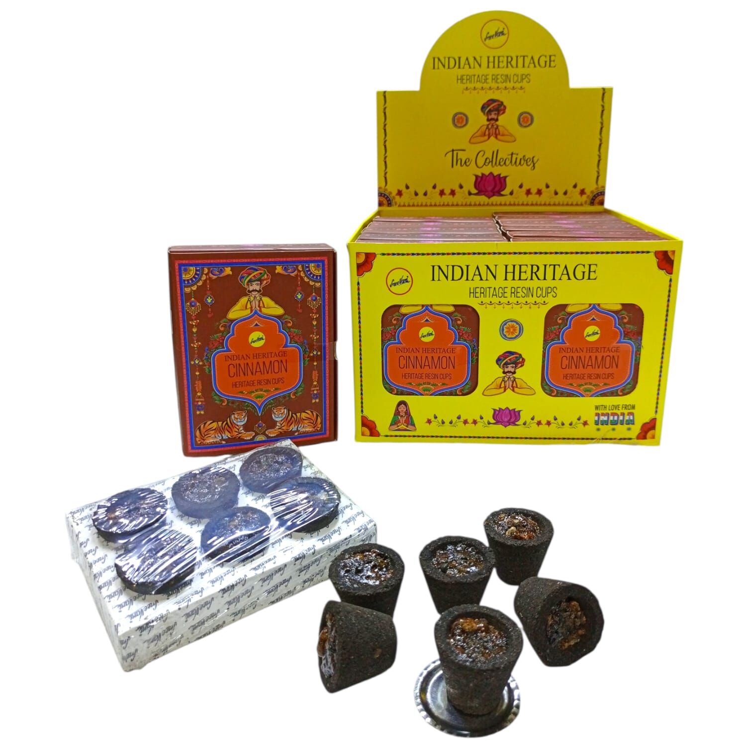 Sree Vani Cinnamon (Tarçın) Dış Mekan Cups Tütsü (6 Adet)