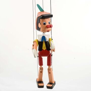 Ahşap İpli Pinokyo Kukla (25cm)