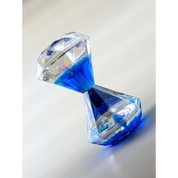 Dekoratif Elmas Marin Deniz Tasarımlı Sulu Kum Saati