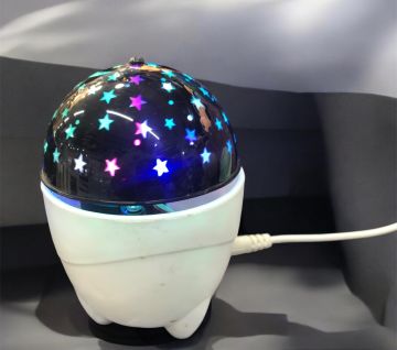 Usb 360 Derece Dönen Galaxy Gökyüzü Projektörlü Gece Lambası