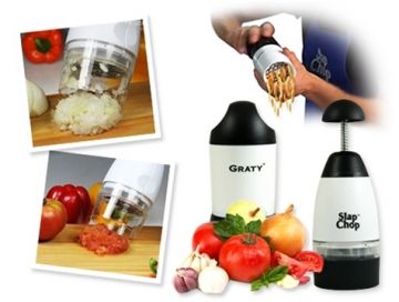 Slap Chop & Graty Pratik Doğrama ve Rendeleme Seti