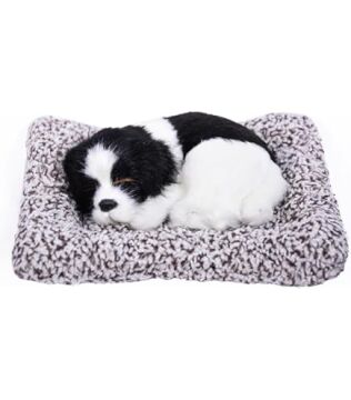 Minderde Uzanan Havlayan Peluş Köpek (25 cm)