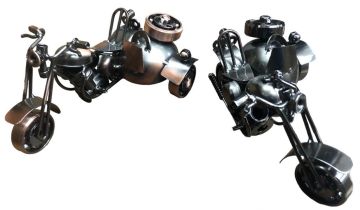 Motorsiklet Maketi Metal Bilyeli (17 cm)