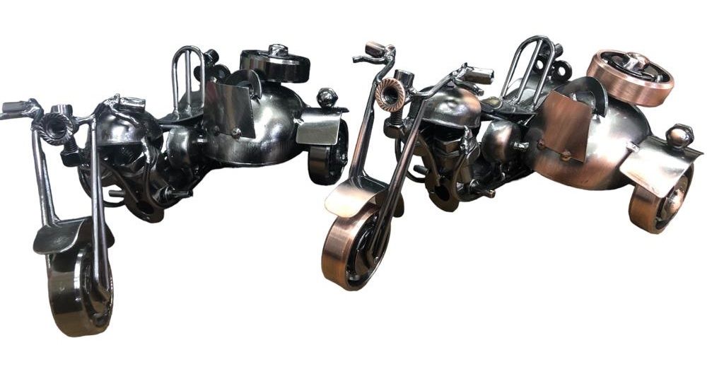 Motorsiklet Maketi Metal Bilyeli (17 cm)