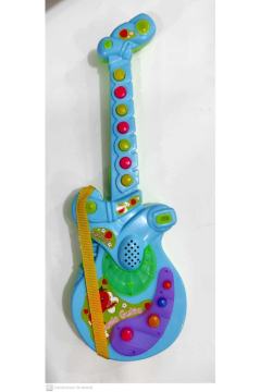 Pilli Işıklı Türkçe Müzikli Gitar Oyuncak
