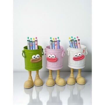 Çocuklar Hediye Sevimli Bacaklı Kova Kalemlik