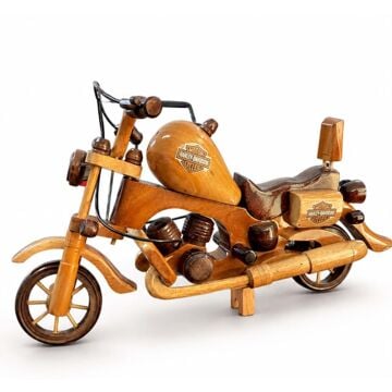 Dekoratif Ahşap Harley Motor