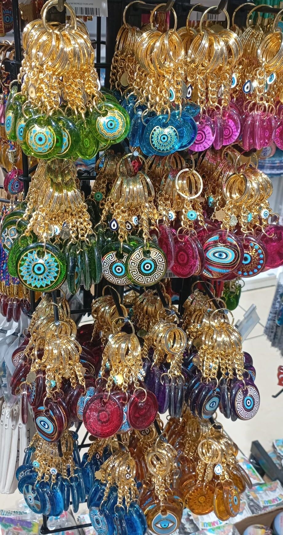 Nazar Boncuklu Otantik Tasarımlı Anahtarlık Çanta Süsü