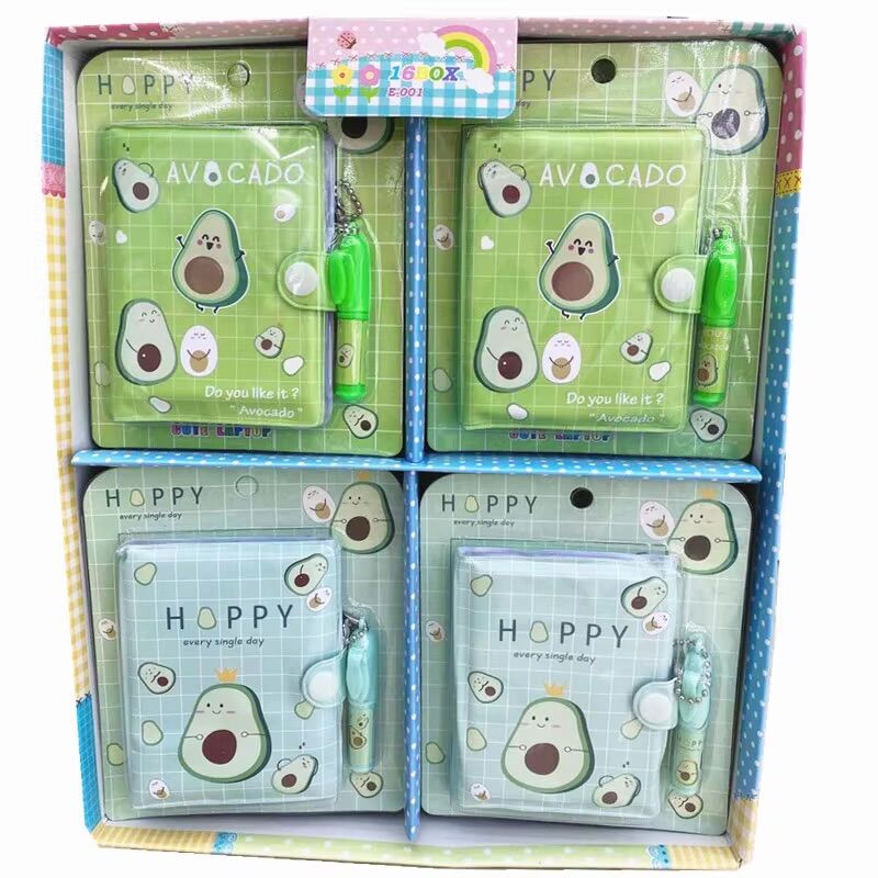Avokado Mini Defter Ve Kalem Seti (16 Adet)