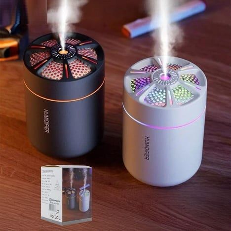 Petek Desenli Mini Hava Nemlendirici