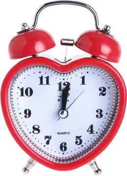 Kalp Şeklinde Dekoratif Çalar Masa Saati