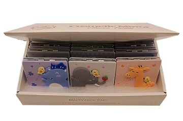 Çocuklara Hediye Hayvan Tasarımlı El Makyaj Aynası