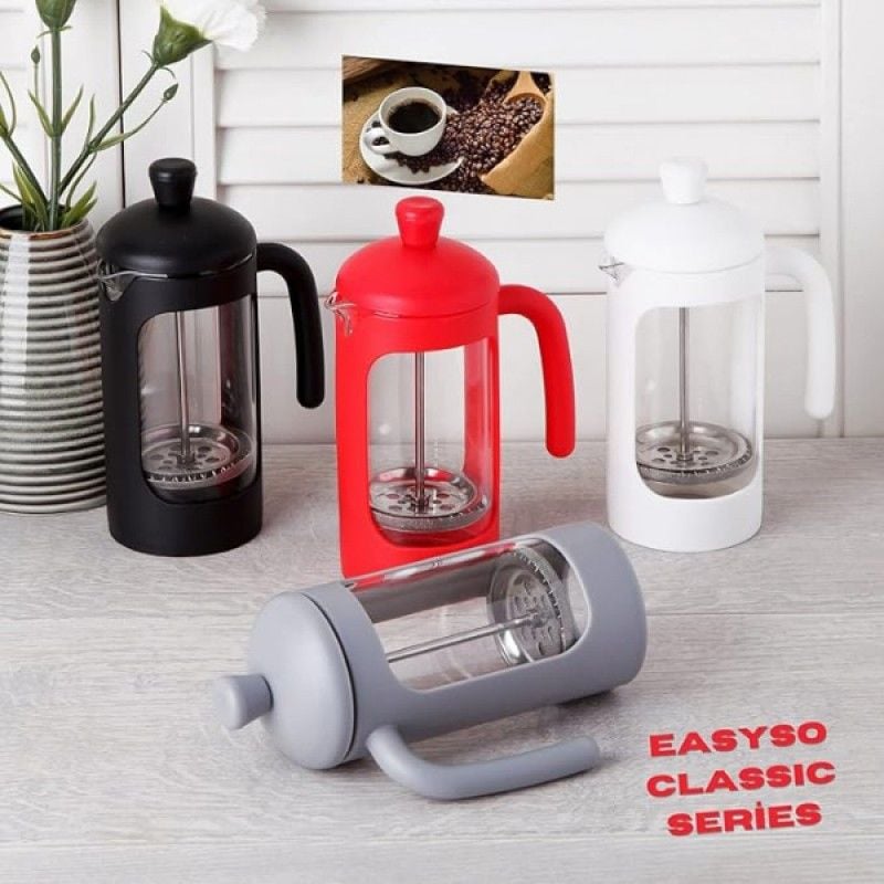 Isıya Dayanıklı French Press Kahve ve Çay Demleme(350 Ml)