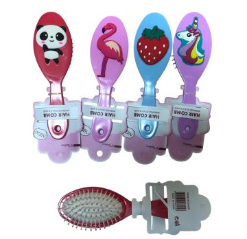 Sevimli Karikatür Tasarımlı Çocuk Tarağı (24 Adet)