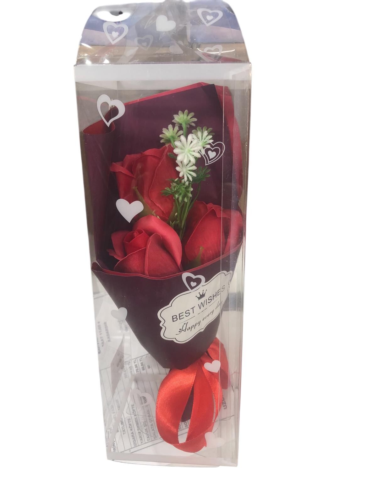 Kırmızı Gül Buketi Sevgiliye Hediye Özel Tasarım Kırmızı Gül Buketi