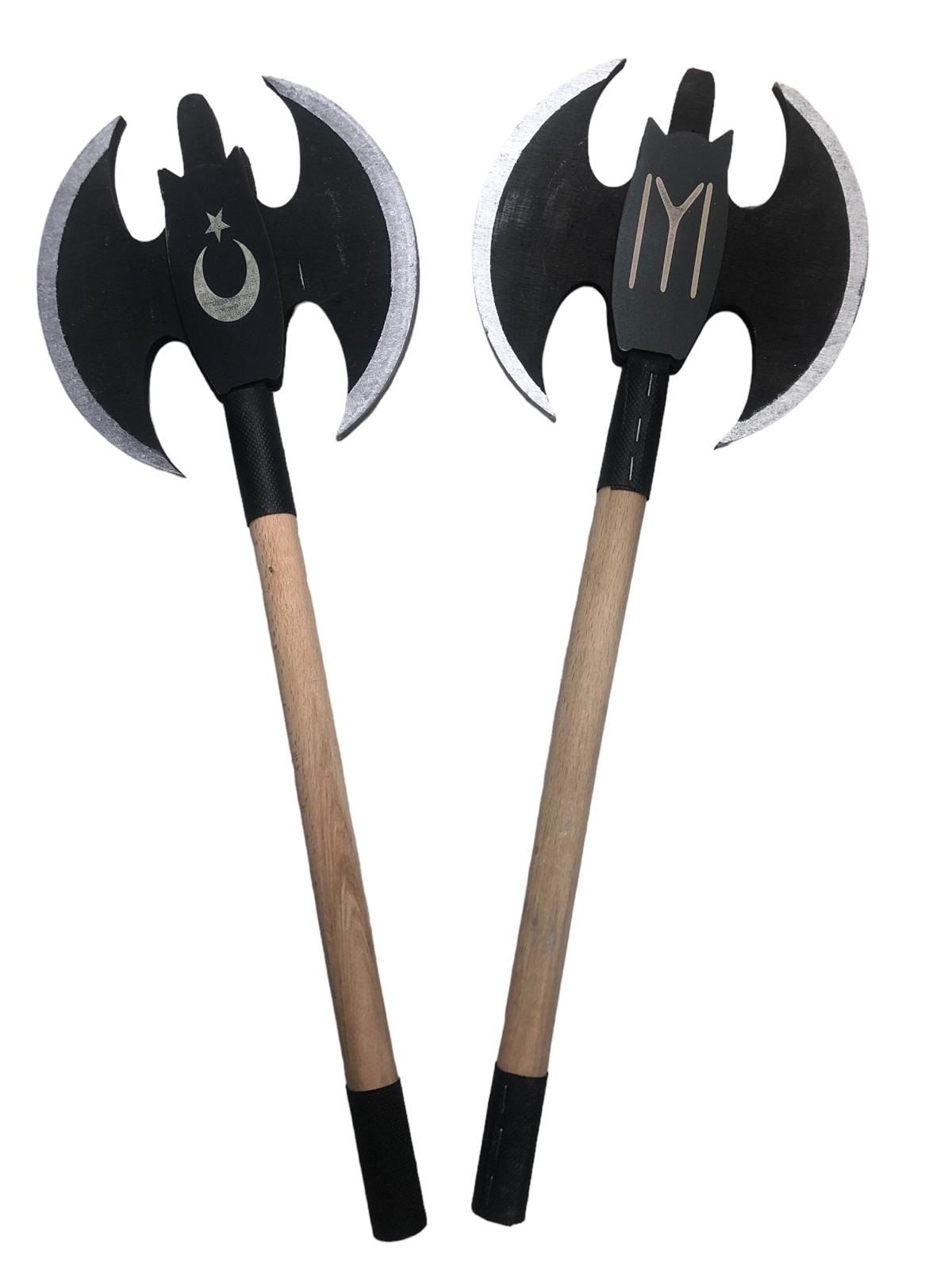 Ahşap İyi ve Ayyıldız Balta