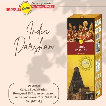 Sree Vani İndia Darshan Çubuk Tütsü Incense Sticks (120 Adet)