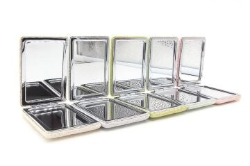 Çocuklara Hediye Keten Kumaşlı El Makyaj Aynası