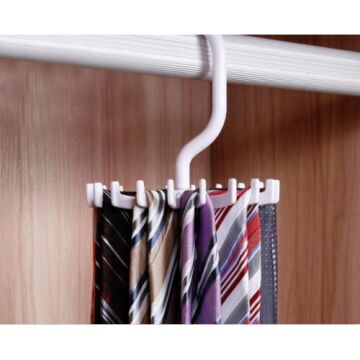 Pratik Döner Mekanizmalı Kemer ve Kravat Askısı (2 Adet)