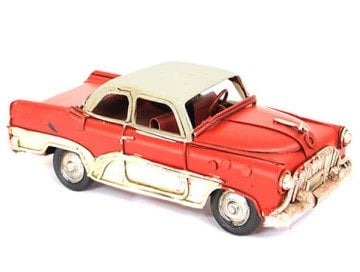 Dekoratif Metal Model Nostaljik Araba