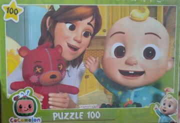 Minik Çocuk Ve Ayıcık 100 Parça Puzzle