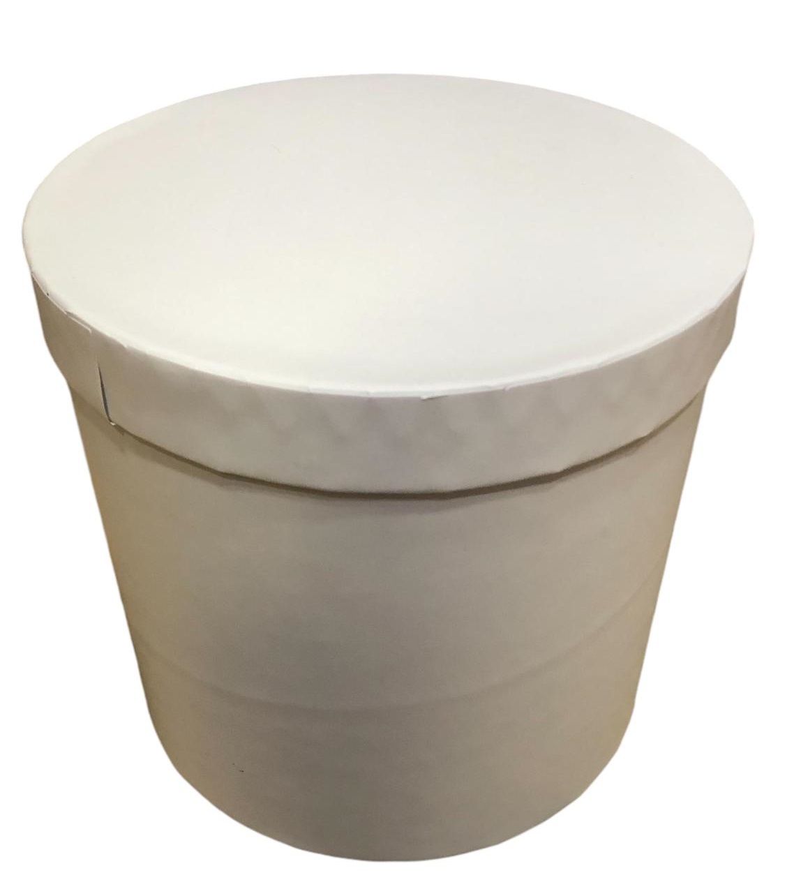 Beyaz Silindir Hediye Kutusu