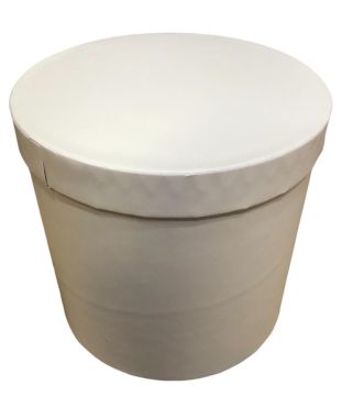 Beyaz Silindir Hediye Kutusu