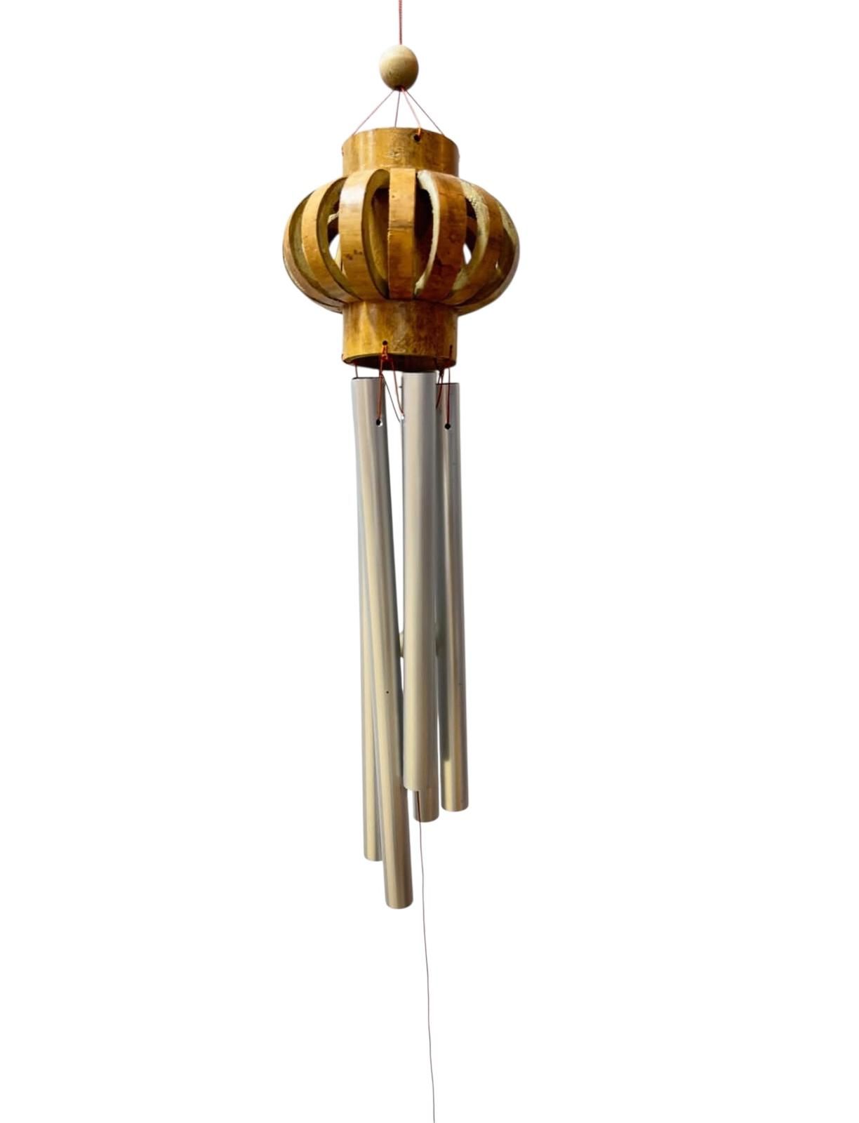 Bambu Tasarım Metal Rüzgar Çanı (12 cm x 60 cm)