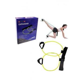 Avessa Belden Bağlamalı Egzersiz Direnç Lastiği Seti Sarı