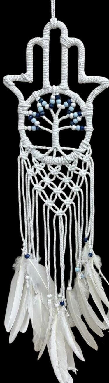 Fatma Ananın Eli Hayat Ağacı Rüya Kapanı Dream Catcher (90cm x 23cm)