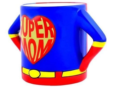 Seramik Süper Anne Supermom Kupa Bardak