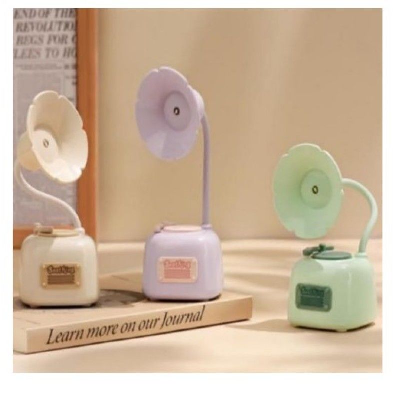 Usb Şarjlı Dekoratif Gramafon Masa Lambası