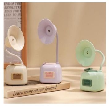 Usb Şarjlı Dekoratif Gramafon Masa Lambası