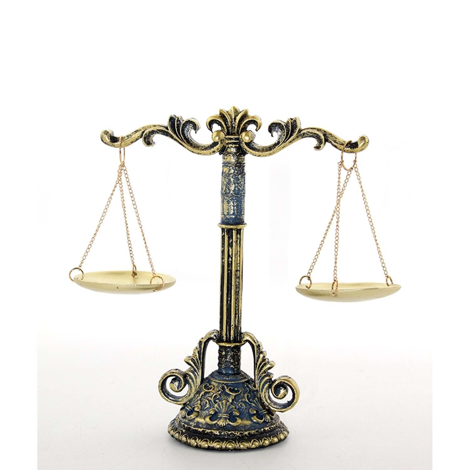 Dekoratif Polyester Terazi Biblosu 21 Cm