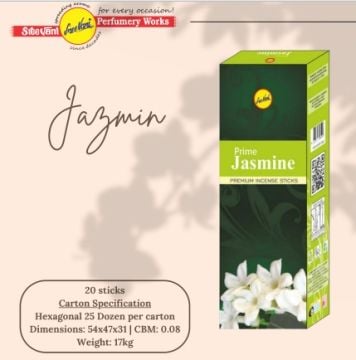 Sree Vani Jasmine (Yasemin) Çubuk Tütsü Incense Sticks (120 Adet)