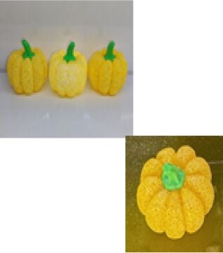 Renk Değiştiren Bal Kabağı Led Işıklı Lamba