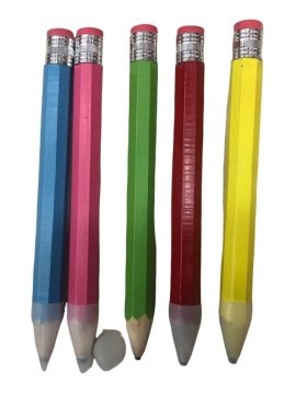 Dekoratif Renkli Battal Boy Kurşun Kalem  (32cm)