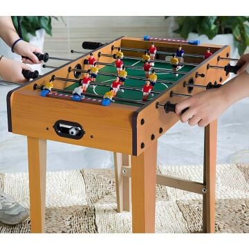 Ahşap Langırt Futbol Oyunu Üç Kollu Ayaklı