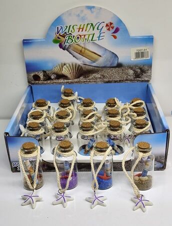 Wishing Bottle Marin Deniz Yıldızı Temalı Dilek Şişesi (12 Adet)
