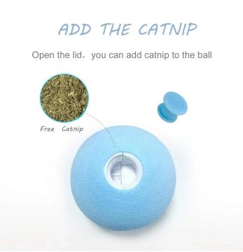Catnip Otlu Pilli 3 Sesli İnteraktif Oyun Topu