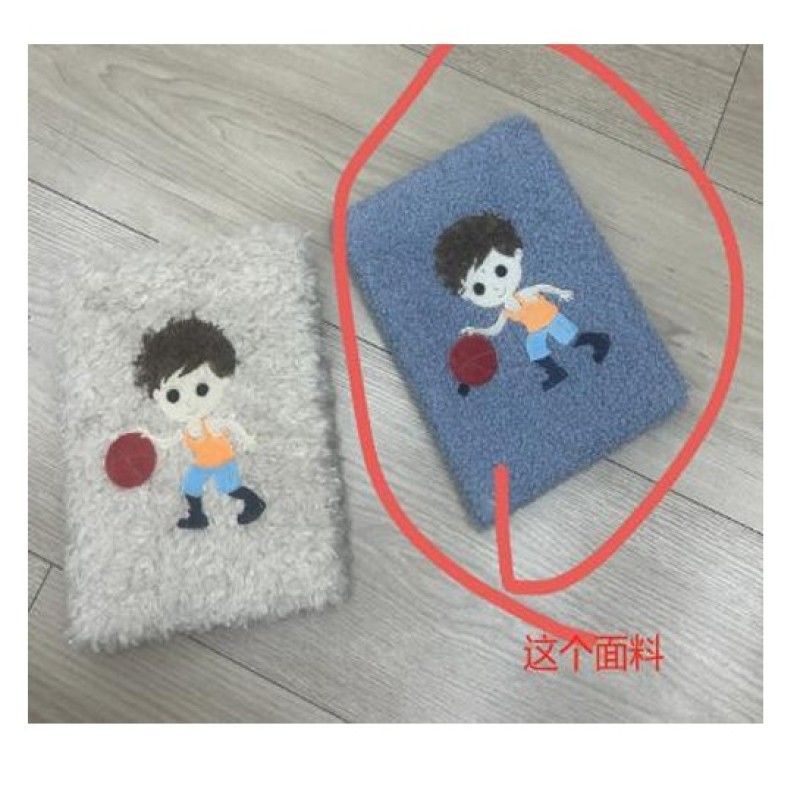 Futbolcu Çocuk Tasarımlı Peluş Defter