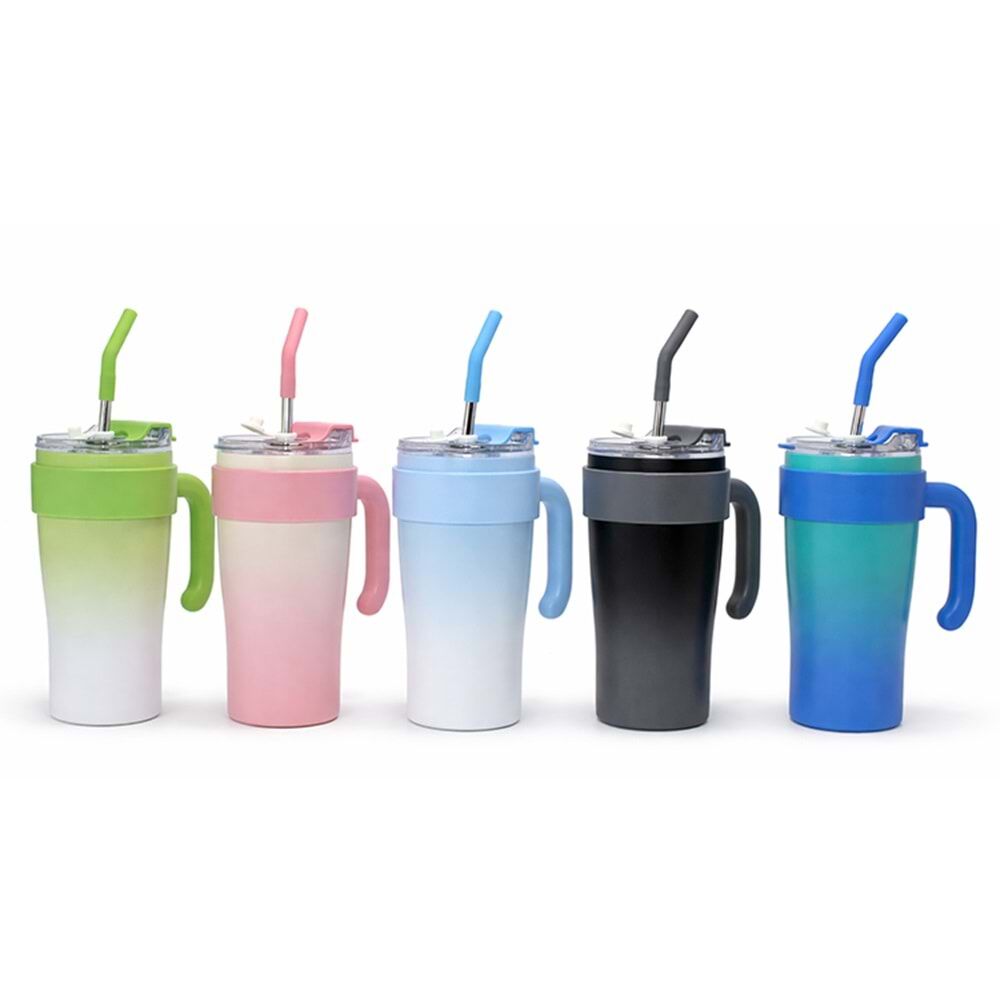 Kilitli Mekanizmalı Kapaklı Isıya Dayanıklı Metal Çelik Kupa