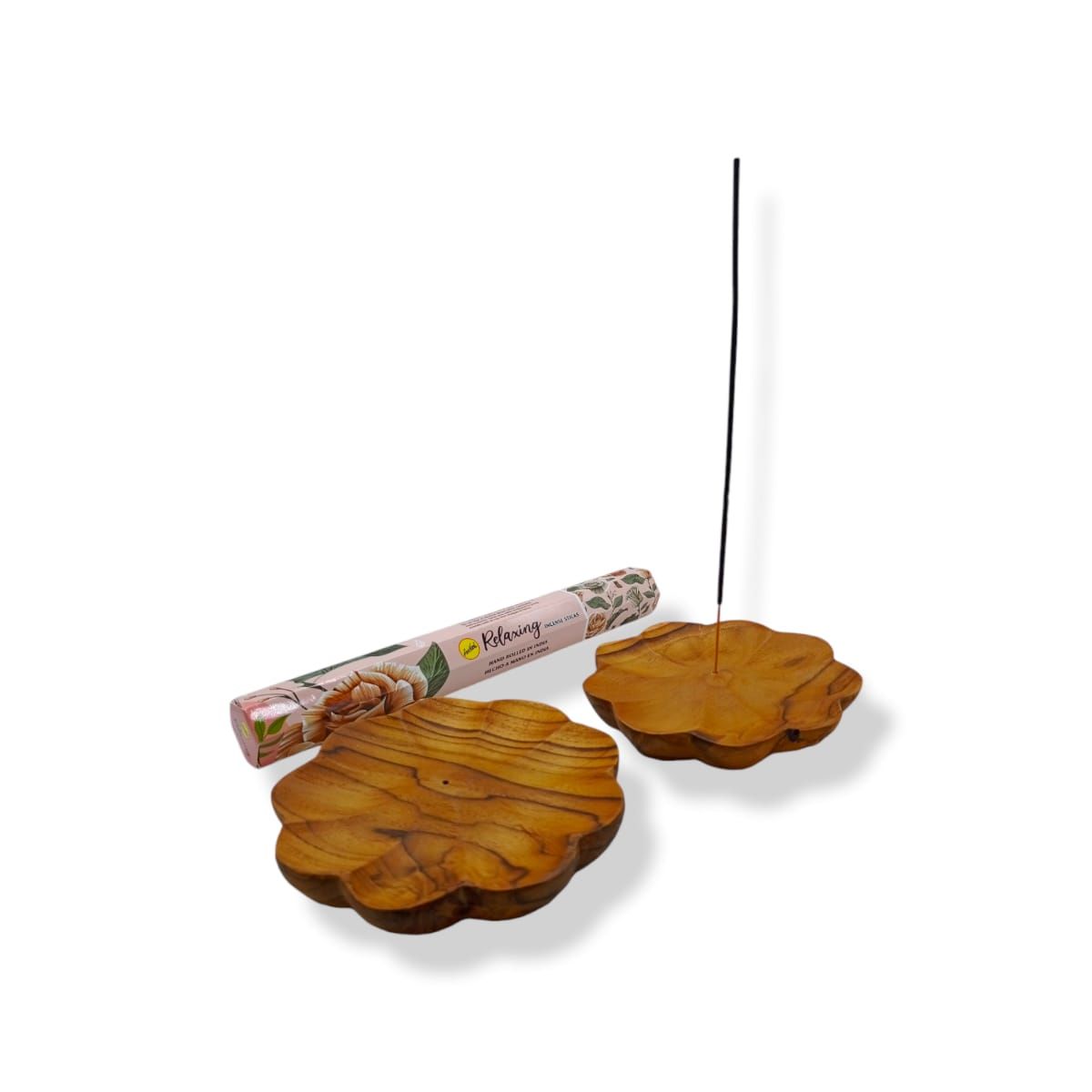 Yuvarlak Yaprak Tasarımlı Çubuk Tütsülük