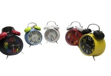 Dekoratif Renkli Masa Üstü Çalar Saat