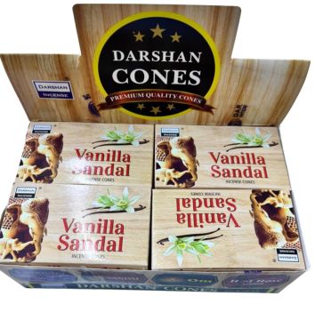 Darshan Vanilla Sandal Konik Tütsü İncense Cones (120 Adet)
