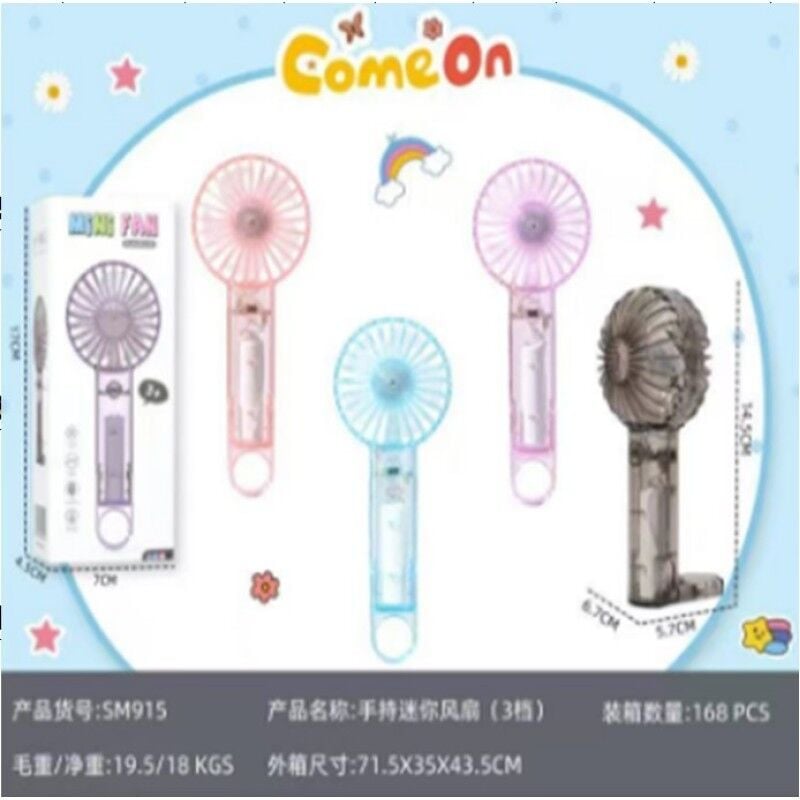 Mini El Fanı Şarjlı El Vantilatörü Masa Üstü Fan