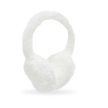 Beyaz Peluş Sıcak Tutan Yumuşak Kulaklık