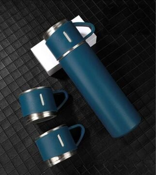 Set Kutulu Termos Lacivert 500 ML