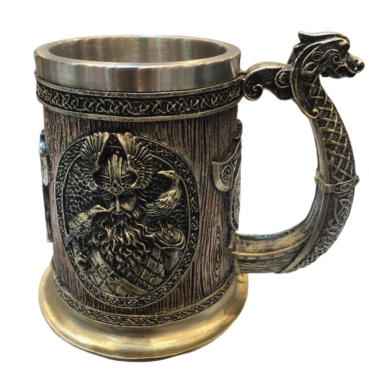 3 Boyutlu Viking Tasarımlı Bira Kupa Bardağı